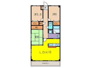 セントマルク桃山台の物件間取画像